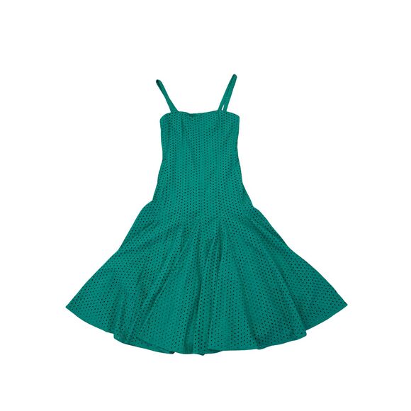 Maeve Lelia Eyelet Midi Dress | Anthropologie -- can be worn with straps or not - Picture 4 of 5